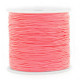Macramé bead cord 0.8mm Radiant pink